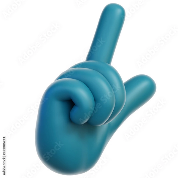 Obraz Shh 3D Illustration