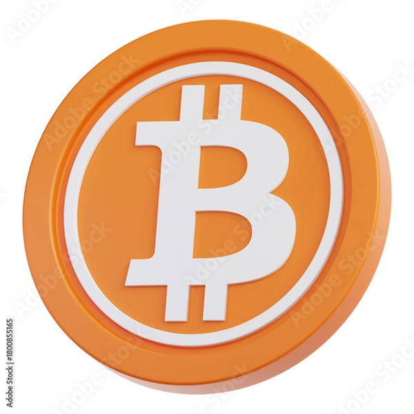 Obraz Bitcoin 3D Illustration