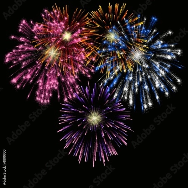 Obraz Fajerwerki