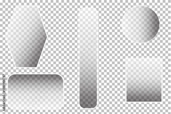 Obraz Liquid Glass Effects abstract art shape