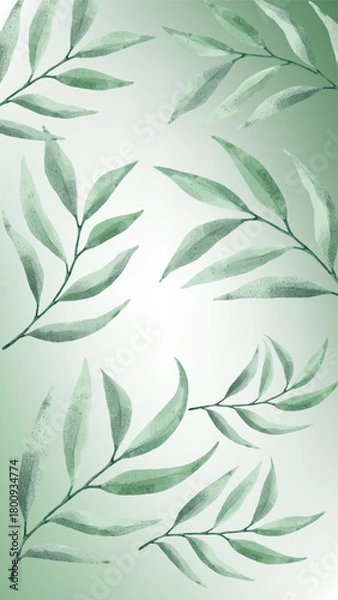 Obraz abstract background with leaves
