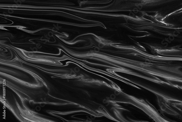 Fototapeta Black marble natural pattern for background, abstract natural marble black and white.