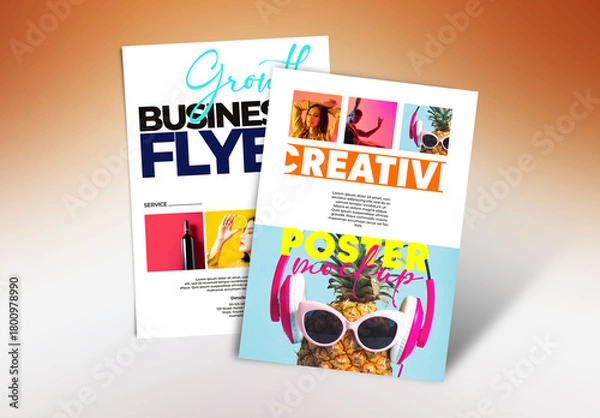 Fototapeta Poster Mockup Layout