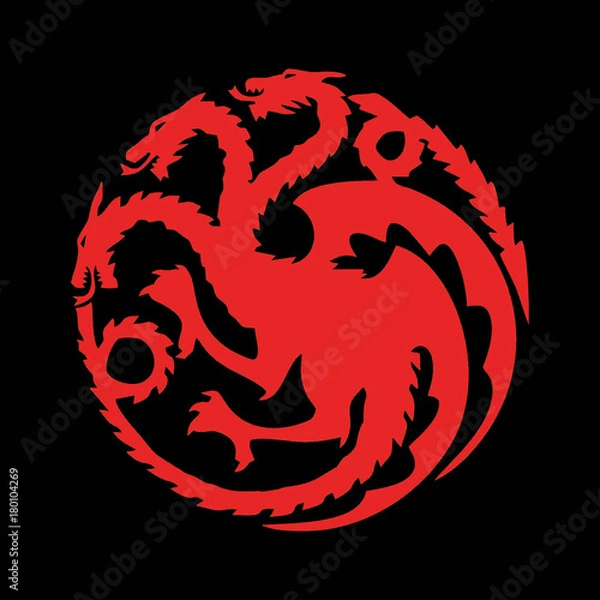 Fototapeta Red Dragons