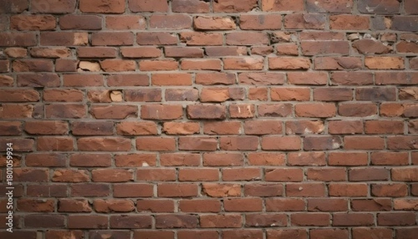 Obraz Brick Wall Background for Rustic Design, Urban Textures, Vintage Posters, Architecture Themes, and Creative Visual Projects