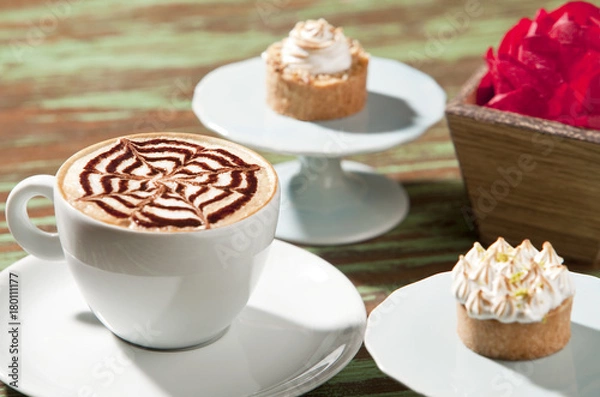 Obraz Café com cupcakes