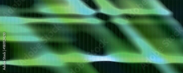 Fototapeta Geometric multicolored intersecting lines. Graphic illustration of digital technology. Abstract background.