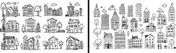 Fototapeta japanese castle doodle, traditional architecture art, cultural monument sketch, minimal heritage design, asian building illustration, black and white vector, historical landmark drawing, tourism and t