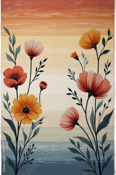 Obraz poppies in the wind