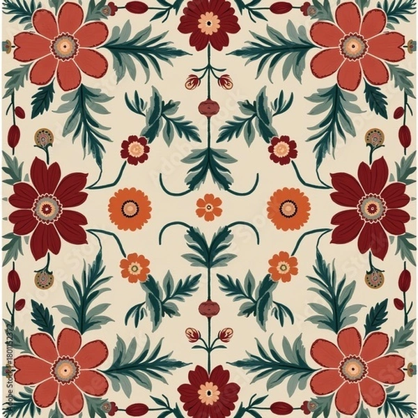 Obraz seamless pattern with flowers