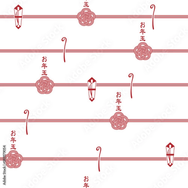 Obraz Mizuhiki, a symbol of Japanese celebratory events,