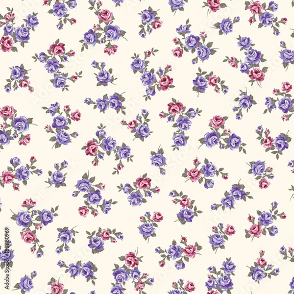 Obraz A collection of rose materials ideal for textile design,