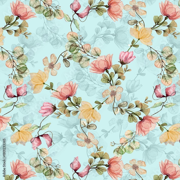 Obraz seamless floral pattern