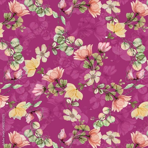 Obraz seamless floral pattern