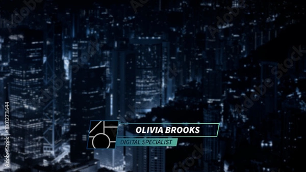 Fototapeta Image Lower Third 03