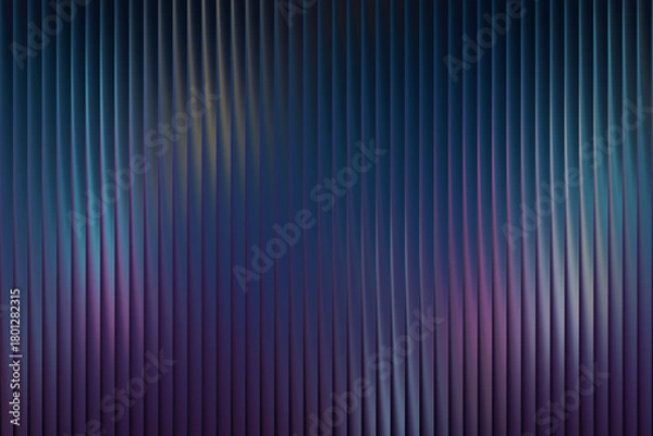 Fototapeta Dark abstract background with vertical lines and gradient color transitions effect