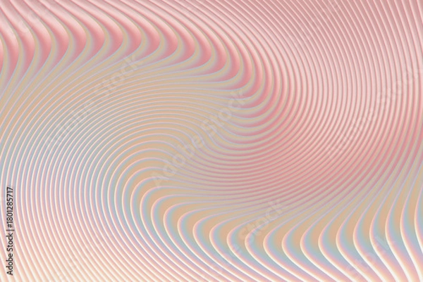 Fototapeta Abstract pink and white background with swirling lines and smooth texture