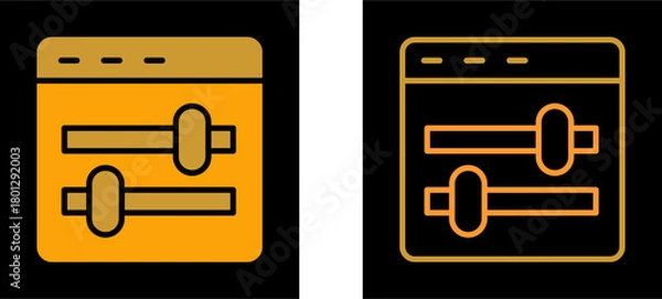 Fototapeta Switch Vector Icon