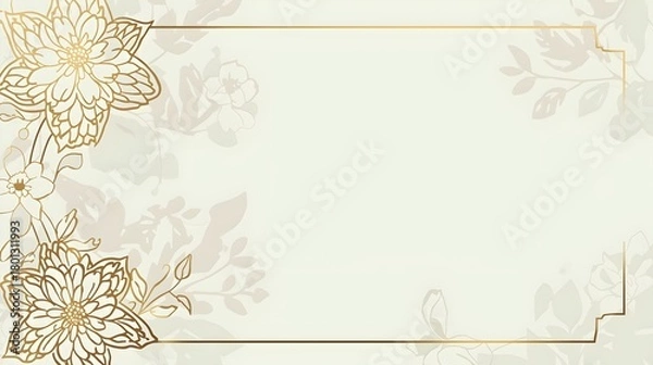 Obraz abstract floral background