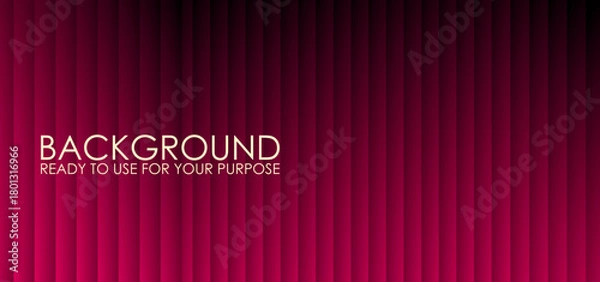 Obraz Abstract Diagonal Red Stripe Background | Dark Magenta Shaded Line Pattern |​ Elegant Deep Pink Geometric Texture