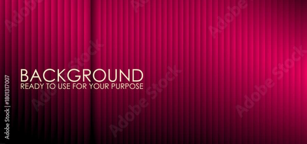 Fototapeta Abstract Diagonal Red Stripe Background | Dark Magenta Shaded Line Pattern |​ Elegant Deep Pink Geometric Texture