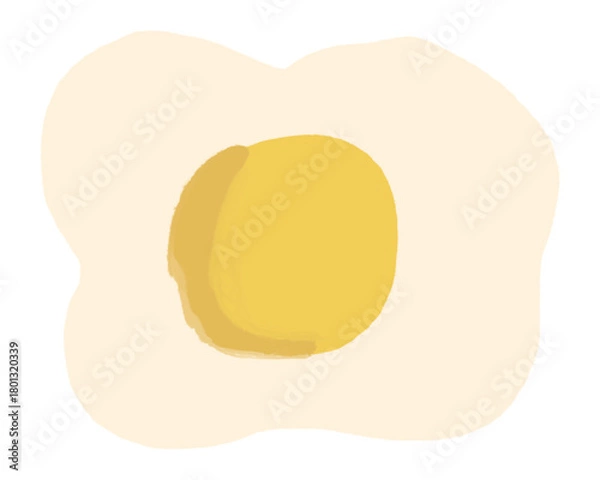 Obraz fried egg illustration