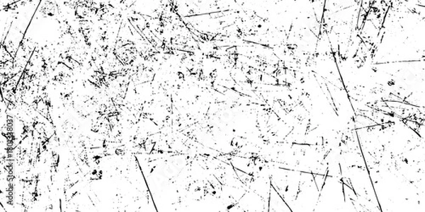 Obraz Abstract white and black grunge dust particle and dust grain texture. old grunge texture with scratches and cracks paint wall texture. dust overlay distress grain with scratch grunge urban background.