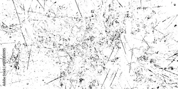 Obraz Abstract white and black grunge dust particle and dust grain texture. old grunge texture with scratches and cracks paint wall texture. dust overlay distress grain with scratch grunge urban background.