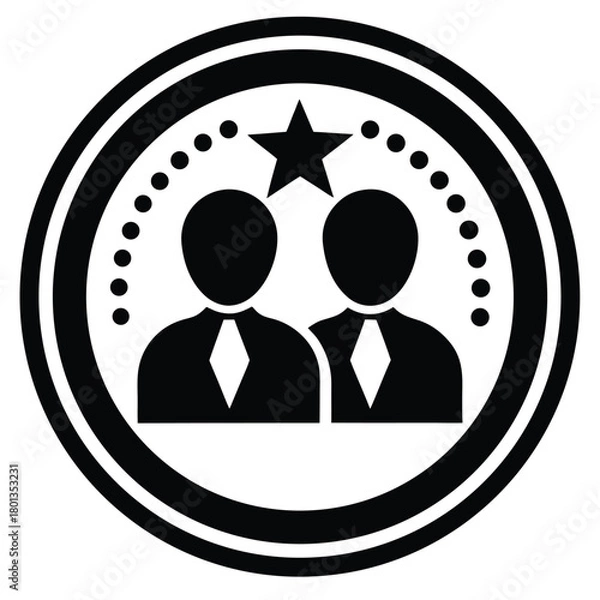 Obraz referral program vector icon