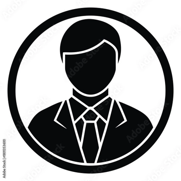 Obraz recruiter avatar vector icon