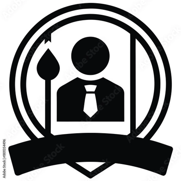 Obraz match candidate icon vector icon