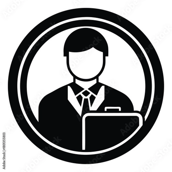 Obraz freelancer hiring vector icon