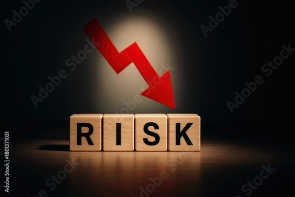 Fototapeta Managing business risk strategies for reducing uncertainty in finance and investment
