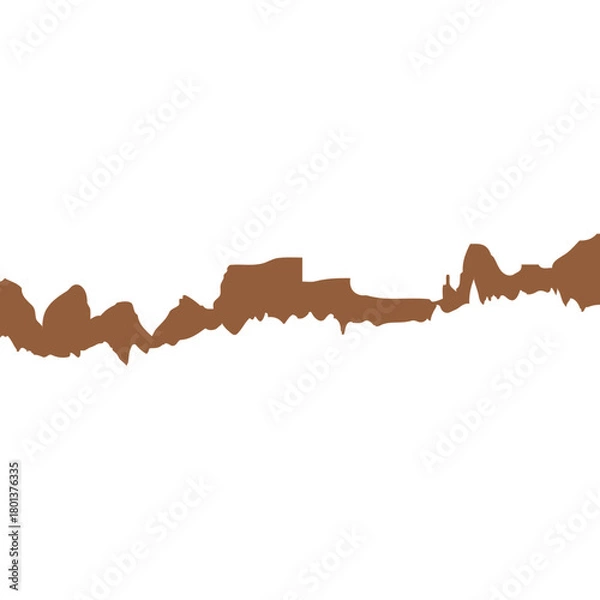 Obraz Ripped Paper Icon