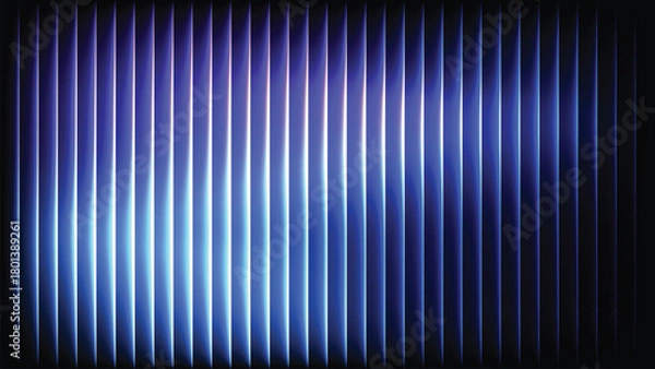 Obraz Dynamic glowing blue purple vertical lines abstract background