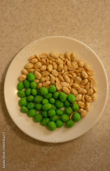 Obraz background with various nuts and cereals