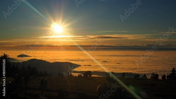 Obraz Inversion vom Kandel Süd west rötlich