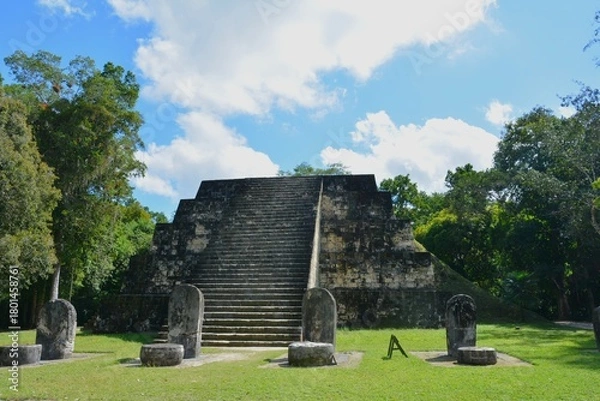 Fototapeta ティカル遺跡のコンプレッホQ