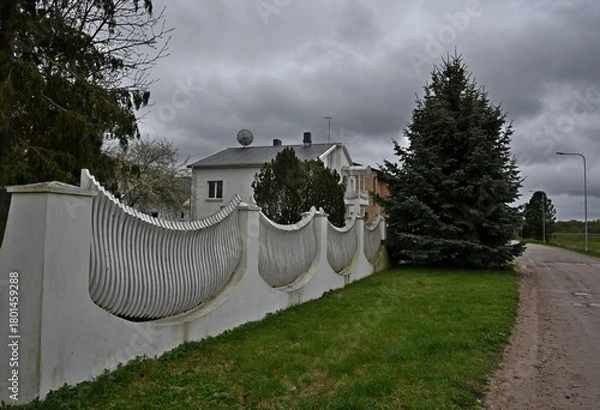 Fototapeta View of a detached house.