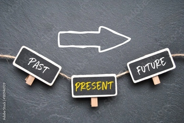 Obraz Przeszłość teraźniejszość przyszłość
