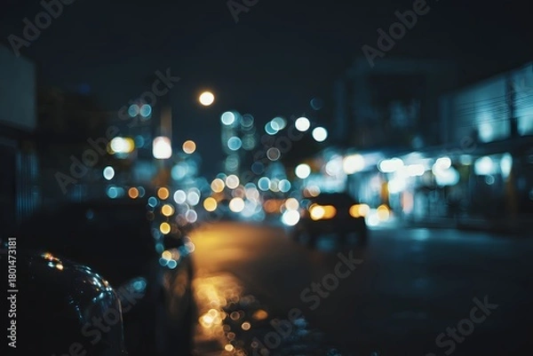 Obraz City Lights at Night