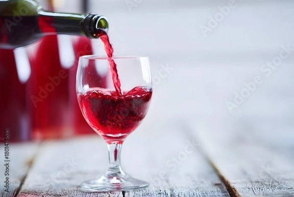 Obraz Wine Pouring Into Glass