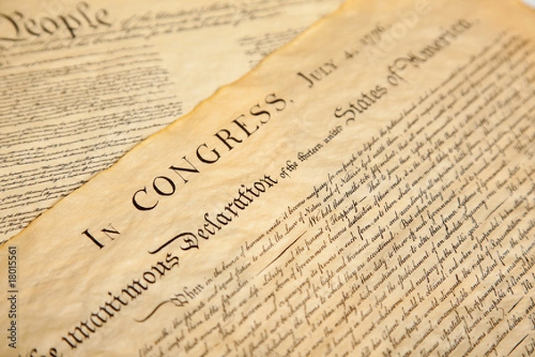 Obraz Declaration of independence