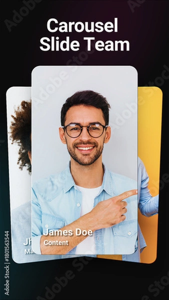 Obraz Carousel Slide Animation