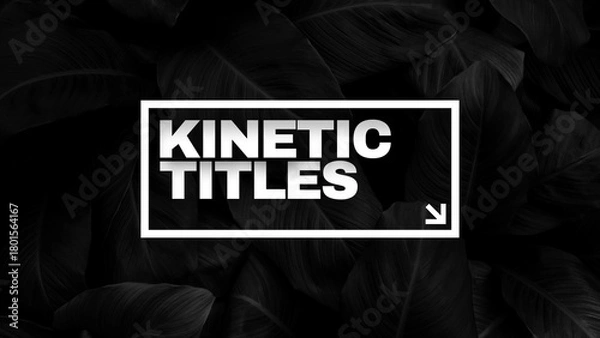 Obraz Kinetic Title Animations 02