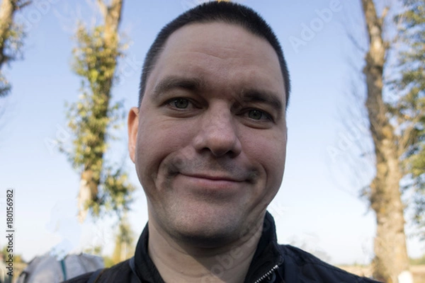 Obraz man smiling