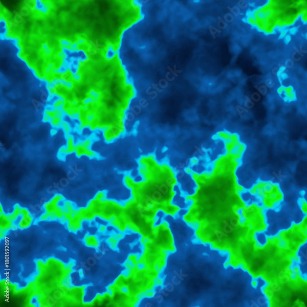 Obraz Abstract digital art depicting a vibrant, textured, and colorful cosmic nebula with swirling patterns.