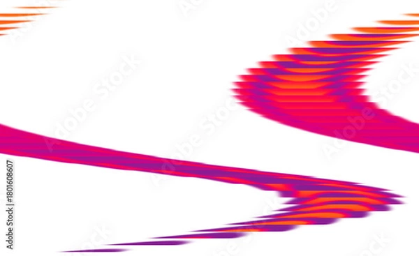 Fototapeta Vibrant abstract wave pattern with flowing futuristic motion texture