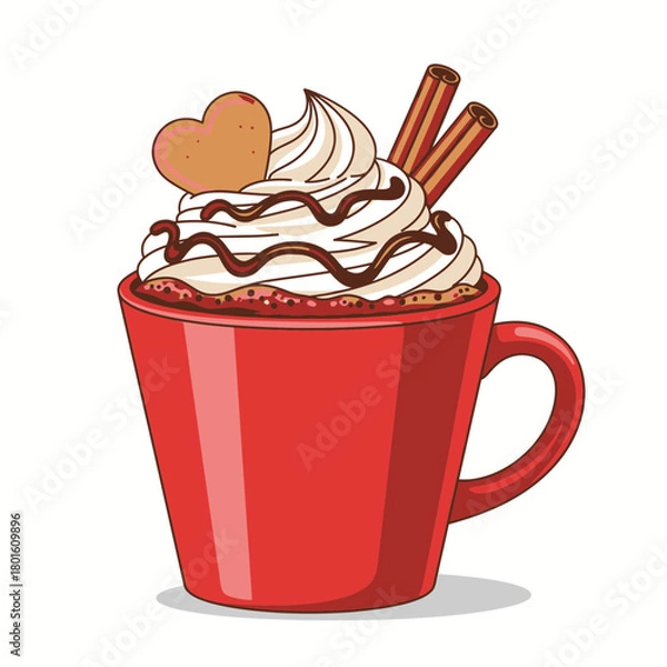 Fototapeta A bold black silhouette icon of a cocktail glass with a curved straw. The glass has a wide bowl, a wavy liquid fill line, and a narrow stem, conveying a refreshing drink. The design is simple, modern,