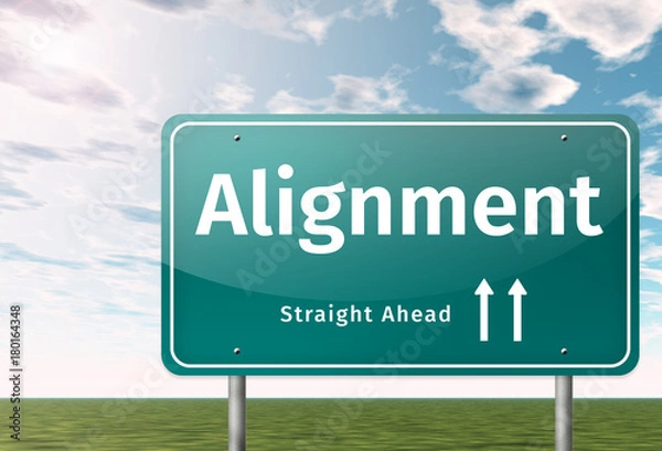 Obraz Signpost Alignment